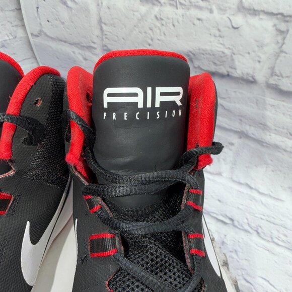 Nike Mens Air Precision NBK Black University Red Size 12 Basketball Shoes main image 12